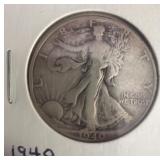 1940 Walking Liberty Half Dollar Coin