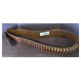 Leather Cartridge Belt with 25 Rounds of .223