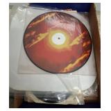 Vinyl Records With Assorted Labels