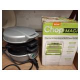 Chop Magic Slicer with Electric Press Appliance