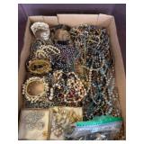 Costume Jewelry with Beaded Necklaces
