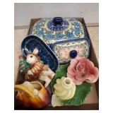 Box Lot With Polish and Italian Ceramics