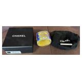Chanel Iridescent Resin Cuff Bracelet With Box