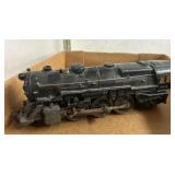 Black Die-Cast Model Train Locomotive