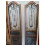 Decorative Iron and Wood Panels