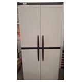 Plastic Storage Cabinet with Shelving
