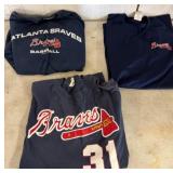 Atlanta Braves T-Shirts and Pullover Lot