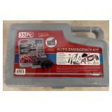 35-Piece Auto Emergency Kit in Carry Case