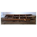 Wooden Ladder with Multiple Sections