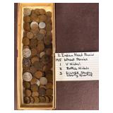 Coins Including Silver Quarters