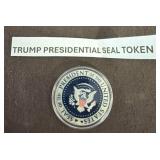 Trump Presidential Seal Token in Case