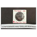 Replica Confederate Half Dollar Restrike