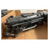 Black Metal Locomotive Model with Number 8304