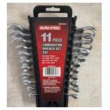 11-Piece SAE Combination Wrench Set