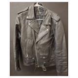 Black Leather Jacket by Reclaimed Vintage