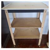 Metal Utility Cart with Three Tiers
