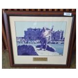 Framed Jack Nicklaus 2000 British Open Photo