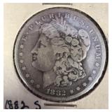 1882-S Morgan Silver Dollar Coin