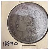 1889 Morgan Silver Dollar with O Mintmark