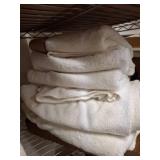 Stack of White Bath Towels