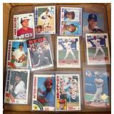 Baseball Cards in Plastic Sleeves