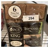 King 6-Piece Bamboo Sheet Set