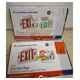 Lithonia Lighting LED Exit Sign Set