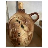 Ceramic Jug with Frontier Man Relief Design