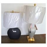 Table Lamps with White Shades