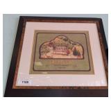 Framed Trebbiano Print with Wooden Frame w4