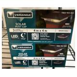 2 Veranda Solar Post Caps, Bronze Finish