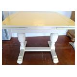 Rectangular Extendable Cream Wood Table