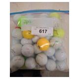 Golf Balls in Zipper Bag