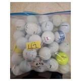Bag of Mixed Golf Balls