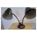 Dual-Arm Metal Desk Lamp with Flexible Stems