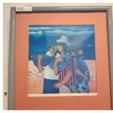 Framed Print Signed and Dated ï¿½85