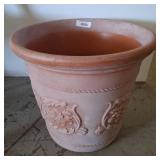 Terracotta Planter With Decorative Relief