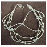 925 Sterling Silver Multi-Strand Necklace