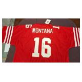 Joe Montana Signed Jersey and Framed Display