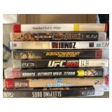 Video Game Lot for PS3 and Wii