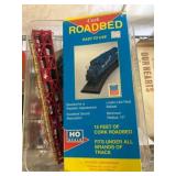 HO Scale Cork Roadbed Set With Accessories