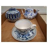 Blue Danube and Royal Victorian Tea Items