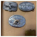Military and Themed Belt Buckles
