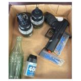 Airsoft Pistol With BBs and Accessories