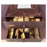 Two-Drawer Cabinet with Watch Mainsprings
