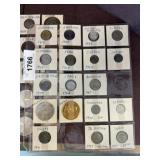 World Coins in Plastic Sleeves