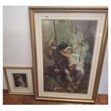 Framed Prints with Decorative Gold Frames