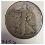 1945-s Walking Liberty Half Dollar Coin
