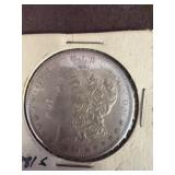 1881-S Morgan Silver Dollar in Holder