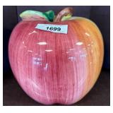 Ceramic Apple-Shaped Decor Sculpture